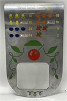 Vintage Mills Cherry Slot Machine Panel