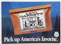 Levi Garrett Chewing Tobacco Tin Sign Measures