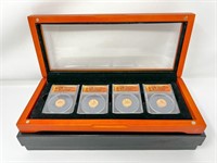 ANACS Lincoln Cent 4-Coin Proof Set