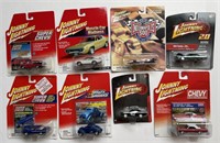 Lot Of 8 Johnny Lightning Cars 1:64 Scale
