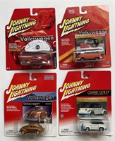 Lot Of 4 Johnny Lightning Volkswagen Cars 1:64