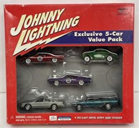 1:64 Die-Cast Johnny Lightning 5-Pack In Box