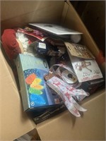 SEVERAL BOXES OF NEW DECORATIONS / CHRISTMAS