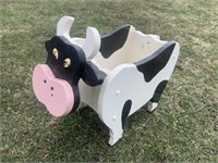 COW LAWN DECOR PLANTER