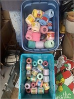 TOTES OF NEW ROLLS OF KNIT CRO-SHEERS / CROCHET