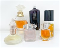 6 perfume bottles including Versace and others