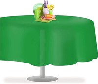 GRANDIPITY ROUND GREEN TABLE COVER 84''