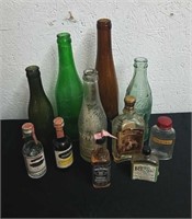 Vintage bottles and Sample bottles