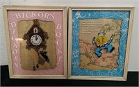 Two vintage 8.75 X 10.75 in Humpty Dumpty and