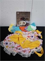 Child apron, Grandma's German cookbook and