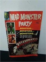 Vintage mad monster party comic book