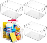Pack Of 4 Plastic Kitchen Organization Pantry Sto