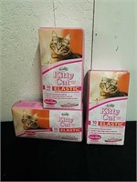three boxes of elastic extra Giant 10 count