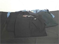 Five pairs of size 14 long Lee jeans
