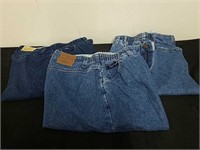 Three pairs of size 12 Lee Jeans