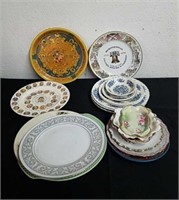 Vintage collectible and dinnerware plates