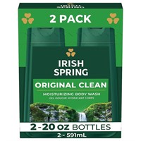 Irish Spring Original Clean Body Wash, 20 Oz, 2 P
