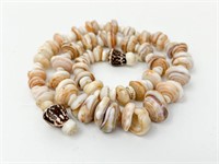 20" Puka Shell necklace, clasp missing
