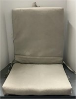 Chair cushion -gray 20 in x 40 in