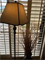Working Floor Lamp & Vase