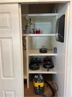 Closet Contents By Door, Pots Pans Set