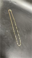 18 inch long 10K necklace. 2.74 grams