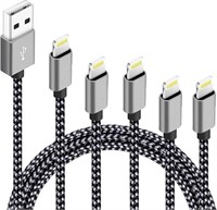 iPhone Charging Cable 5 Pack (3ft/3ft/6ft/6ft/10
