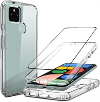 Nvollnoe for Google Pixel 4a 5G Case Clear 6.2''
