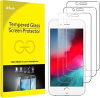 JETech 3-Pack Screen Protector for iPhone SE 3/2
