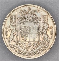 1940 RCM Silver 50 Cent Piece