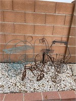 Cute Metal Plant Stands / Carts
