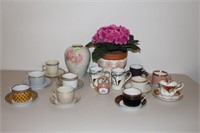 Lot of Glassware, includes: 10 Cups & Saucers