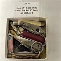 11 assorted small Pocket Knives