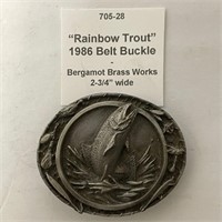 "Railbow Trout" Belt Buckle