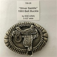 "Silver Saddle" Belt Buckle