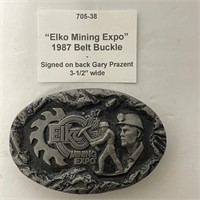 "Elko Mining Expo" Belt Buckle