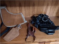 Leather Gun Holsters & Bow Grip