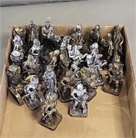 Resin Knights Chess Set Pieces - Note