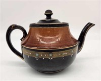 English C & S Atlas Jewel Painted Teapot