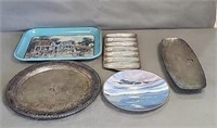 Coca Cola Tray, Pan Am Plate & More