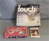 Deluxe Uno, Pocket Scrabble & Touchè