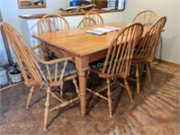 Table & 6 Windsor Chairs