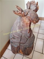 Moose Carving