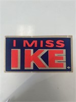 I Miss Ike campaign bumper sticker