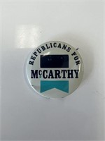 McCarthy presidential campaign pin