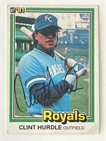 Kansas City Royals Clint Hurdle 1981 Donruss