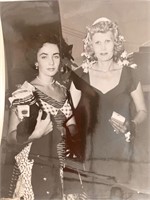 Elizabeth Taylor and May Mann original photo
