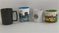 (4) Collectible Starbucks Coffee Cups