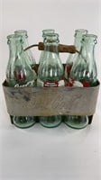 Circa 1940's Coca Cola Bottle Carrier w/Bottles