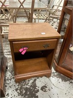 Vintage single drawer end table
